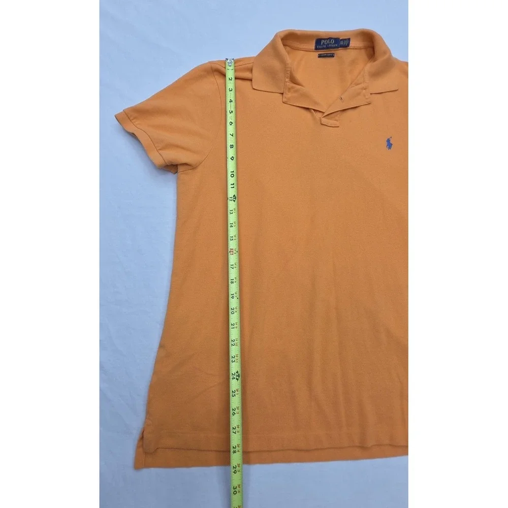 Polo Ralph Lauren Custom Slim Fit Men's Orange Polo Size XXL